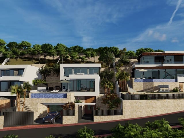 4 chambre Villa/Maison à vendre à Pueblo, Calpe / Calp avec piscine garage - 1 550 000 € (Ref: 7107083)