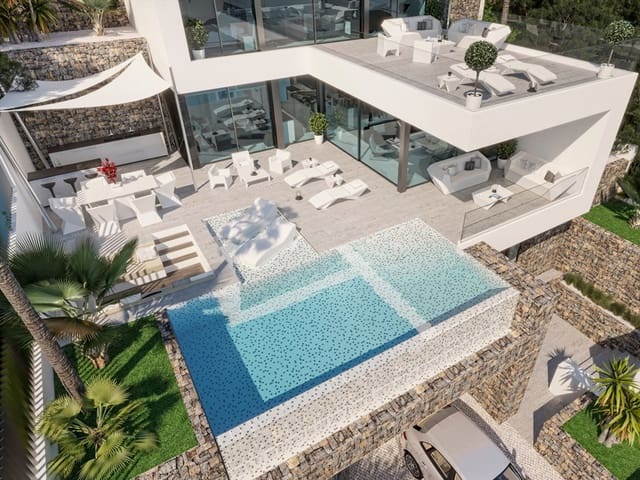 4 chambre Villa/Maison à vendre à Pueblo, Calpe / Calp avec piscine garage - 1 550 000 € (Ref: 7107083)