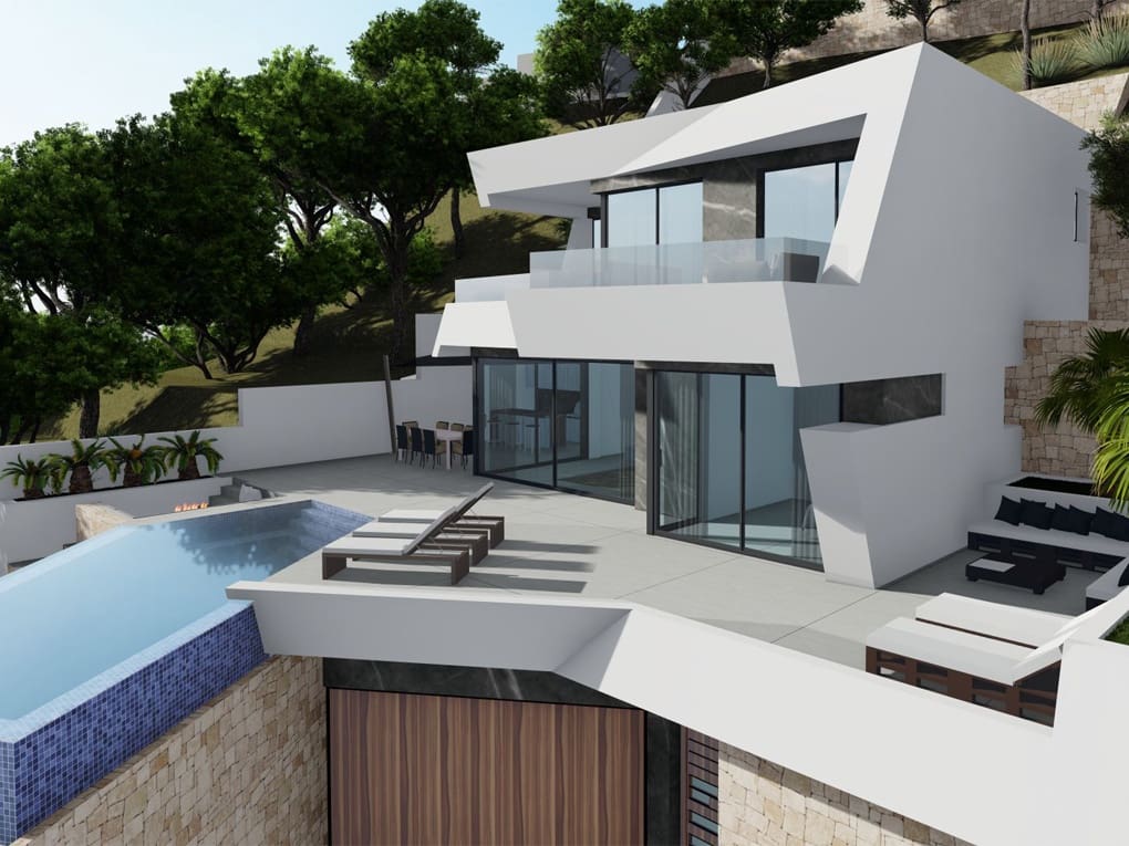 4 soveværelse Villa til salg i Calpe / Calp med swimmingpool garage - € 1.690.000 (Ref: 7419444)