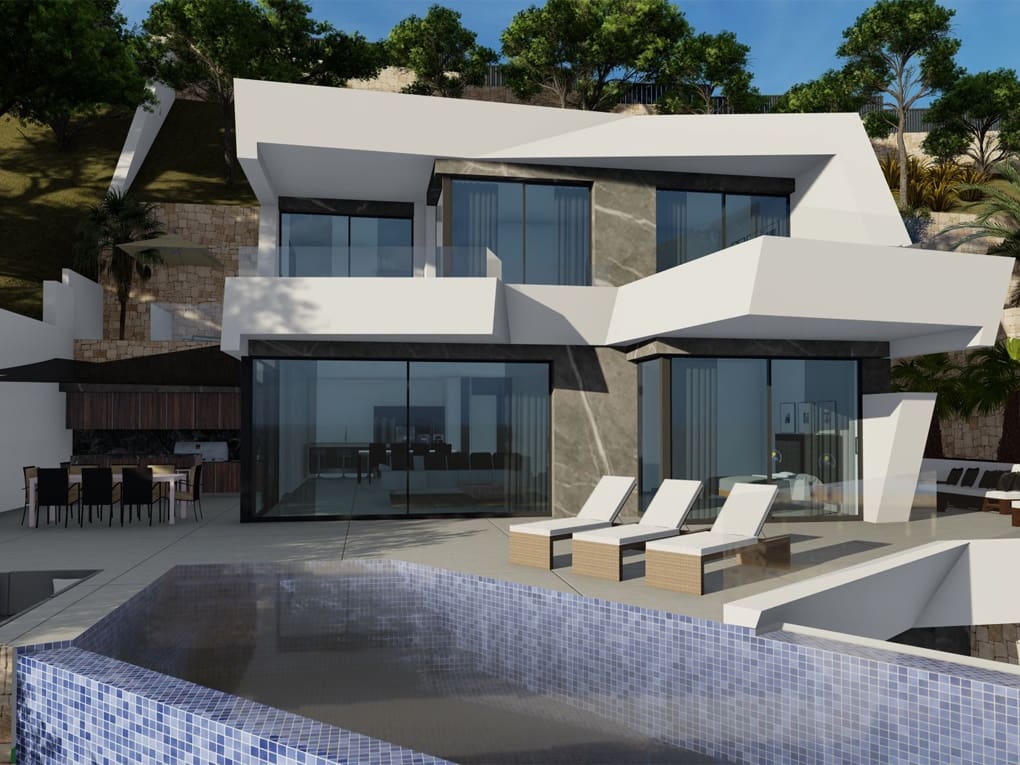 4 soveværelse Villa til salg i Calpe / Calp med swimmingpool garage - € 1.690.000 (Ref: 7419444)
