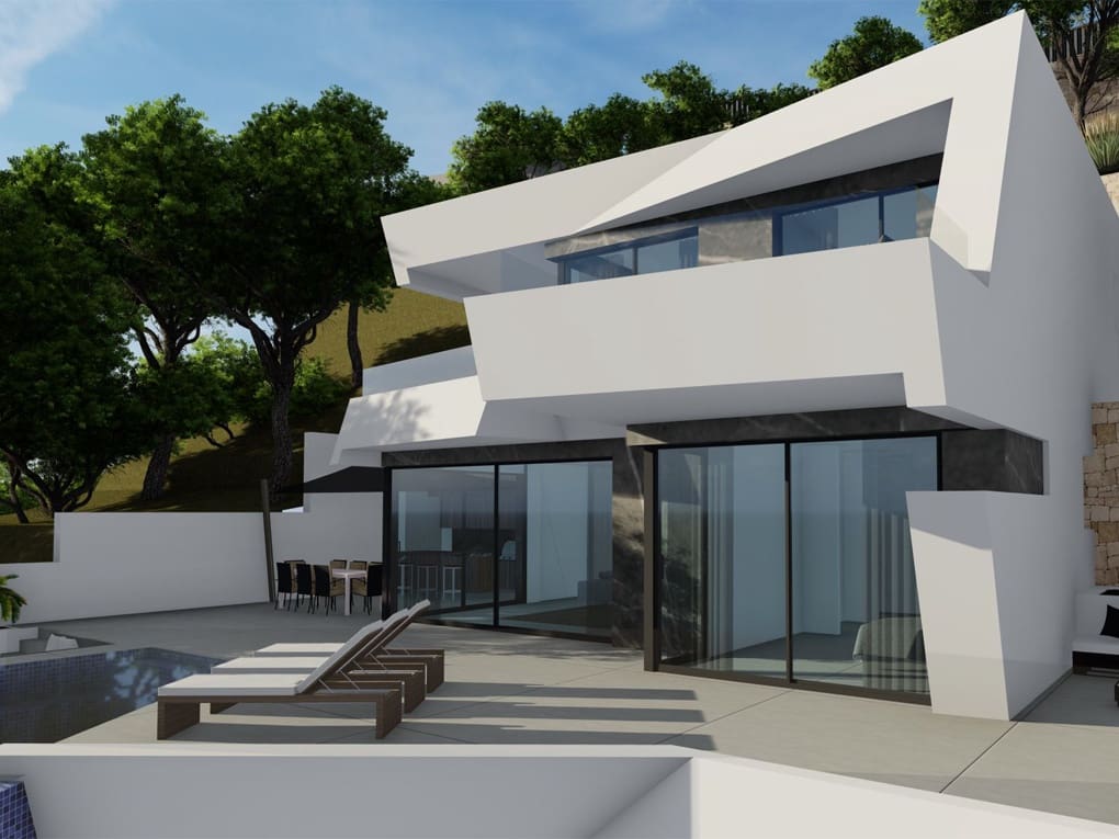 4 soveværelse Villa til salg i Calpe / Calp med swimmingpool garage - € 1.690.000 (Ref: 7419444)