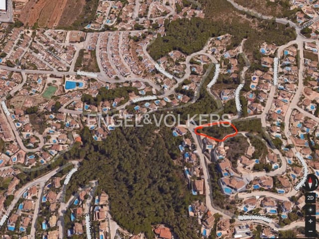 Undeveloped Land for sale in Benitachell / Benitatxell - € 386,400 (Ref: 7721906)