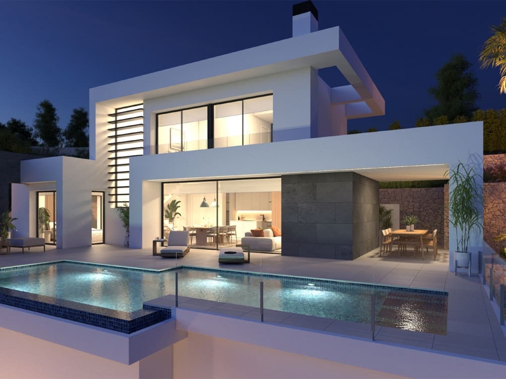 3 soveværelse Villa til salg i Cumbre del Sol med swimmingpool garage - € 1.865.000 (Ref: 7842325)