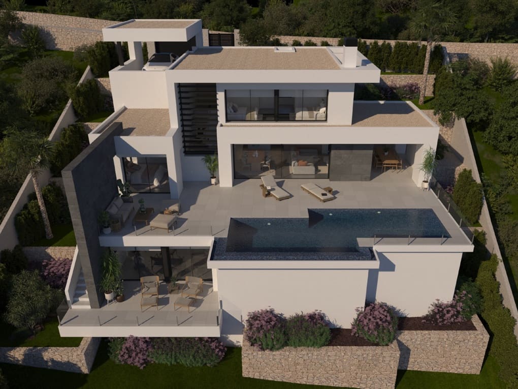 3 soveværelse Villa til salg i Cumbre del Sol med swimmingpool garage - € 1.865.000 (Ref: 7842325)