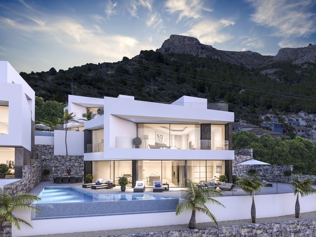 4 chambre Villa/Maison à vendre à Pueblo, Calpe / Calp avec piscine garage - 1 850 000 € (Ref: 7870576)