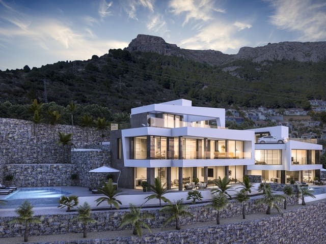 4 chambre Villa/Maison à vendre à Pueblo, Calpe / Calp avec piscine garage - 1 850 000 € (Ref: 7870576)