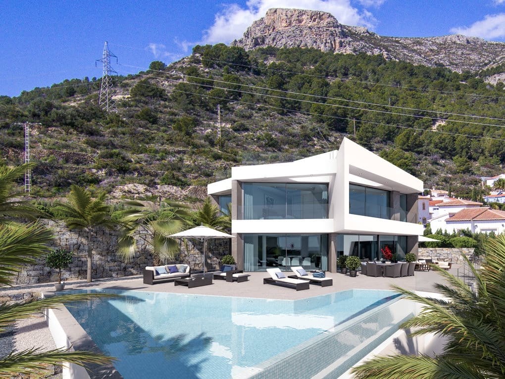 Chalet de 4 habitaciones en Calpe / Calp en venta con piscina garaje - 1.850.000 € (Ref: 7870576)