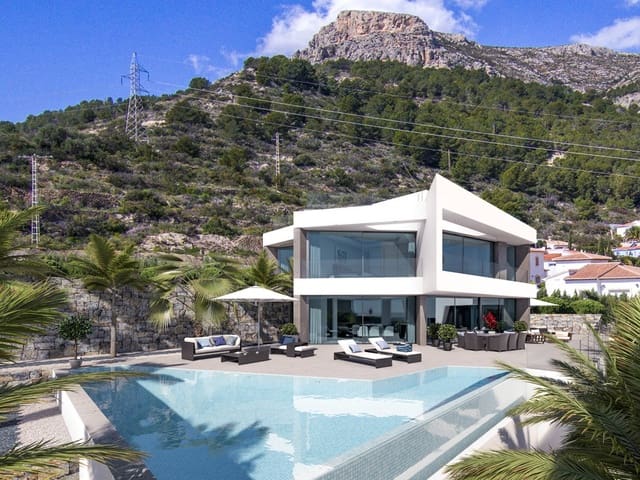 4 chambre Villa/Maison à vendre à Pueblo, Calpe / Calp avec piscine garage - 1 850 000 € (Ref: 7870576)