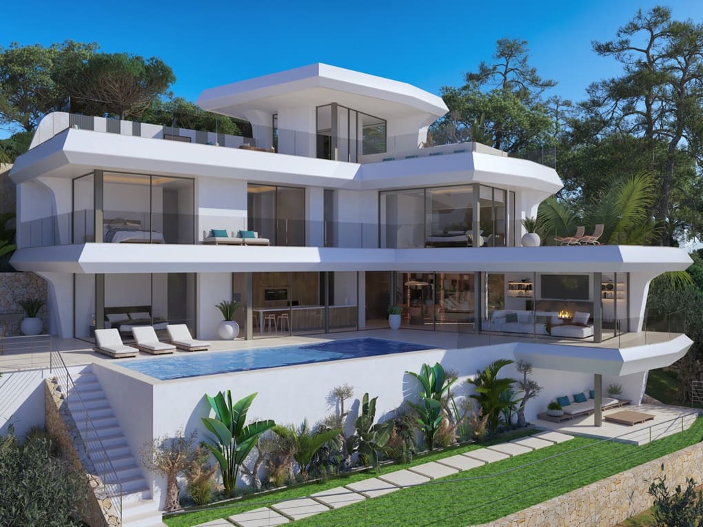 4 soveværelse Villa til salg i Altea med swimmingpool garage - € 2.250.000 (Ref: 7876765)