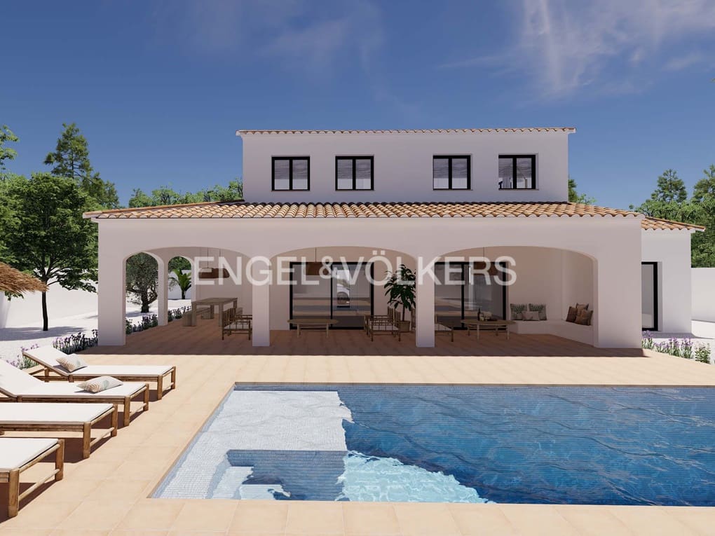 4 soverom Villa til salgs i Moraira med svømmebasseng garasje - € 1 549 000 (Ref: 7990354)