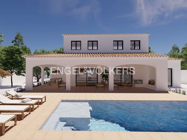 4 soverom Villa til salgs i Moraira, Teulada-Moraira med svømmebasseng garasje - € 1 549 000 (Ref: 7990354)