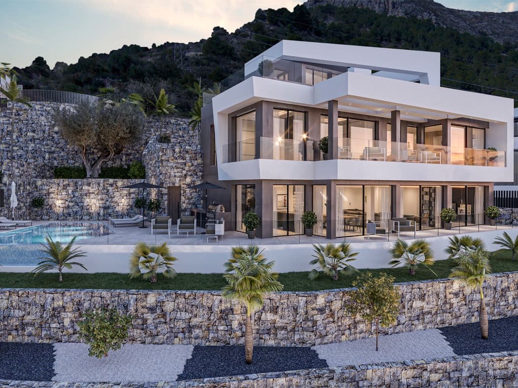 Chalet de 4 habitaciones en Calpe / Calp en venta con piscina garaje - 1.950.000 € (Ref: 8205581)