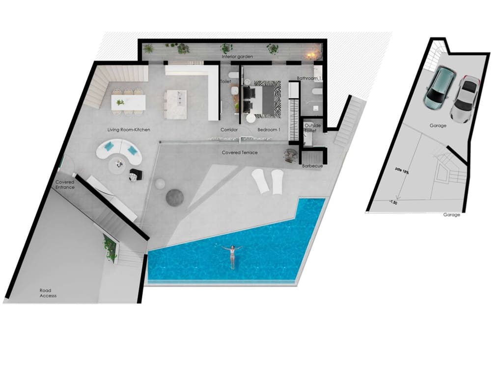 3 bedroom Villa for sale in Benitachell / Benitatxell with pool garage - € 930,000 (Ref: 8288432)