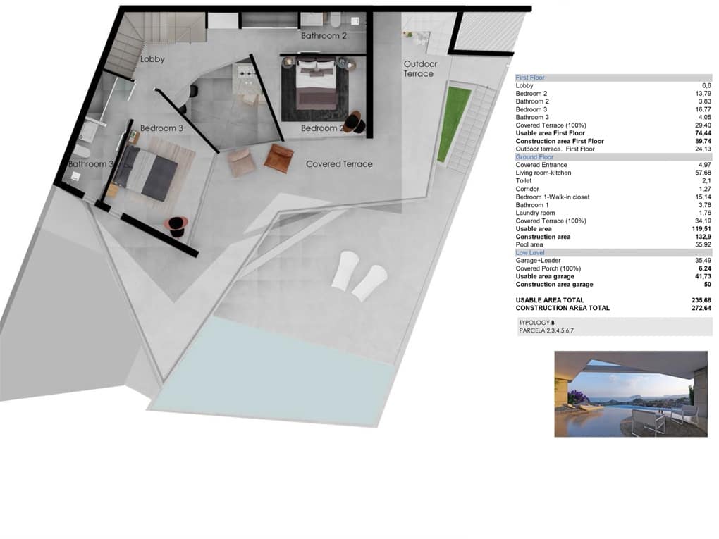 3 quarto Moradia para venda em Benitachell / Benitatxell com piscina garagem - 890 000 € (Ref: 8332350)