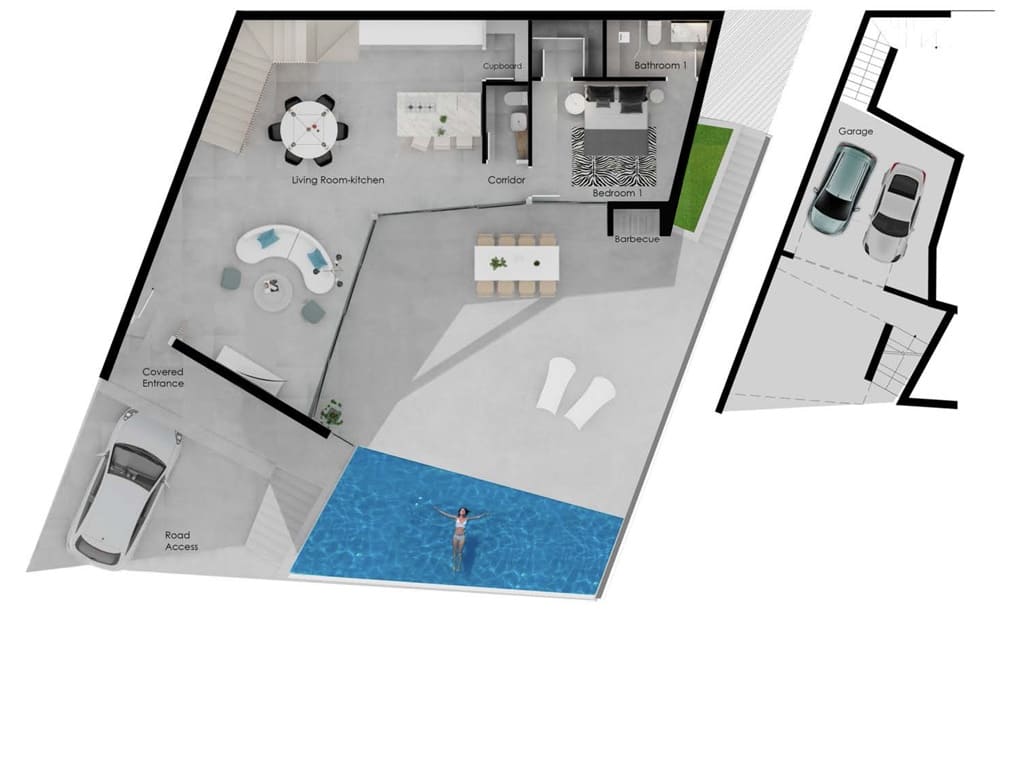 3 quarto Moradia para venda em Benitachell / Benitatxell com piscina garagem - 890 000 € (Ref: 8332350)