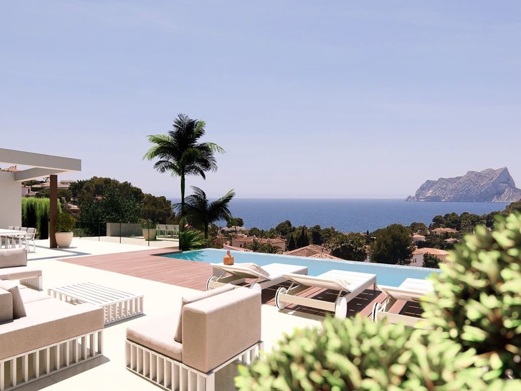 4 soverom Villa til salgs i Benissa med svømmebasseng garasje - € 2 917 000 (Ref: 8405954)