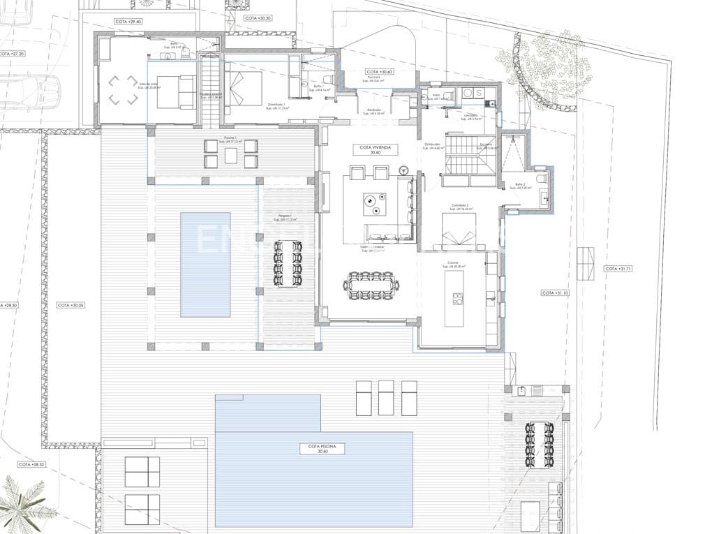 5 sypialnia Willa na sprzedaż w Moraira z basenem garażem - 2 747 000 € (Ref: 8556266)