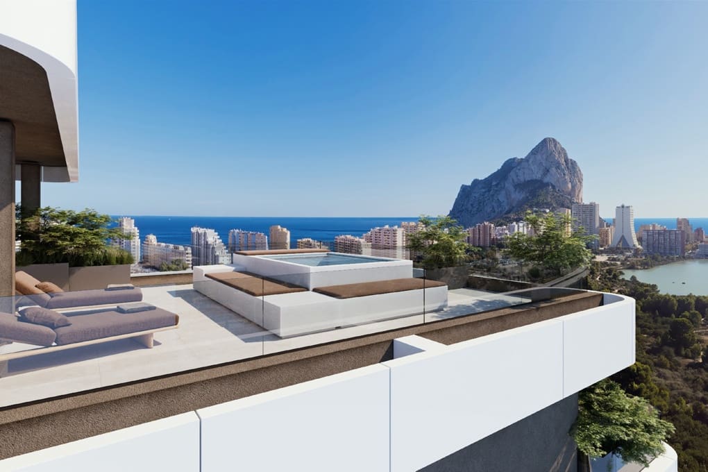 3 makuuhuone Huoneisto myytävänä paikassa Calpe / Calp mukana uima-altaan 
autotalli - 802 000 € (Ref: 8945568)