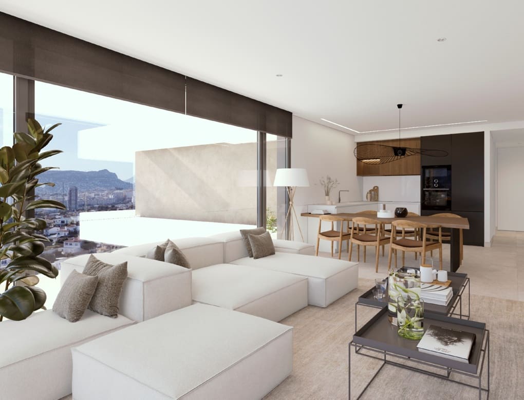 3 makuuhuone Huoneisto myytävänä paikassa Calpe / Calp mukana uima-altaan 
autotalli - 802 000 € (Ref: 8945568)