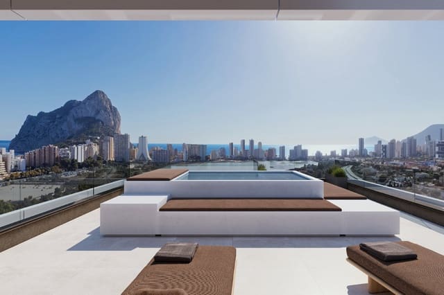 3 quarto Apartamento para venda em Pueblo, Calpe / Calp com piscina garagem - 857 000 € (Ref: 8945568)