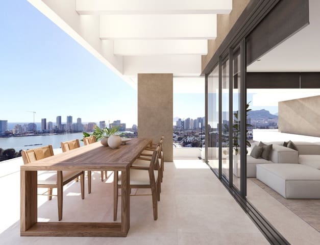 3 quarto Apartamento para venda em Pueblo, Calpe / Calp com piscina garagem - 857 000 € (Ref: 8945568)