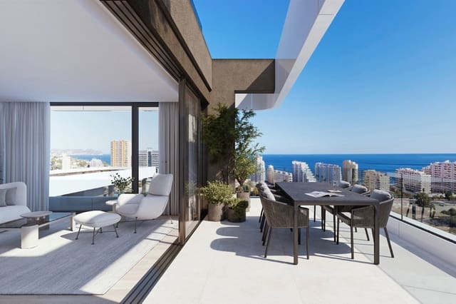 3 quarto Apartamento para venda em Pueblo, Calpe / Calp com piscina garagem - 857 000 € (Ref: 8945568)