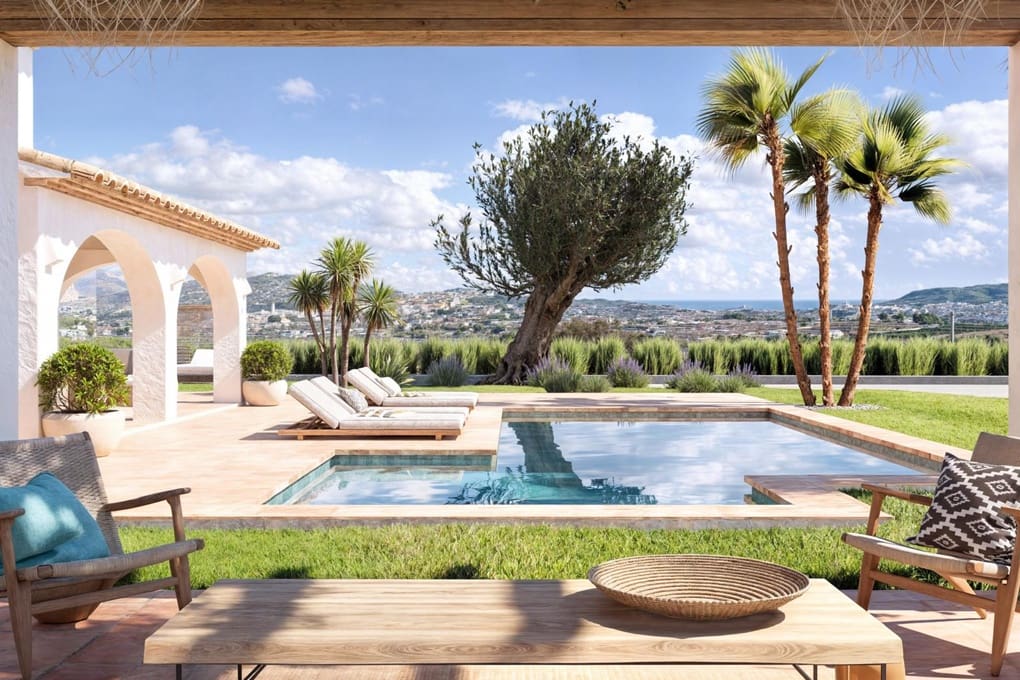 4 soveværelse Finca/Landehus til salg i Moraira med swimmingpool garage - € 1.795.000 (Ref: 9066687)