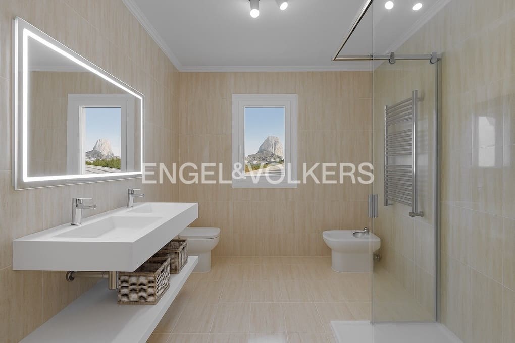6 sypialnia Willa na sprzedaż w Calpe / Calp z basenem garażem - 1 650 000 € (Ref: 9241963)