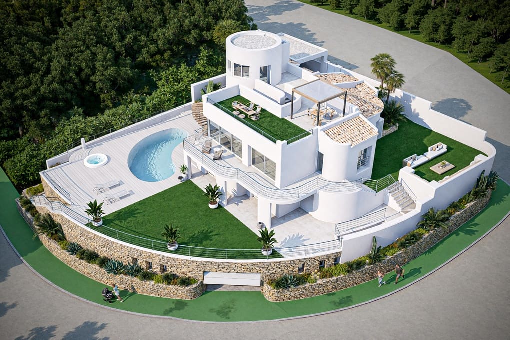 4 bedroom Villa for sale in Altea with pool garage - € 2,190,000 (Ref: 9246222)