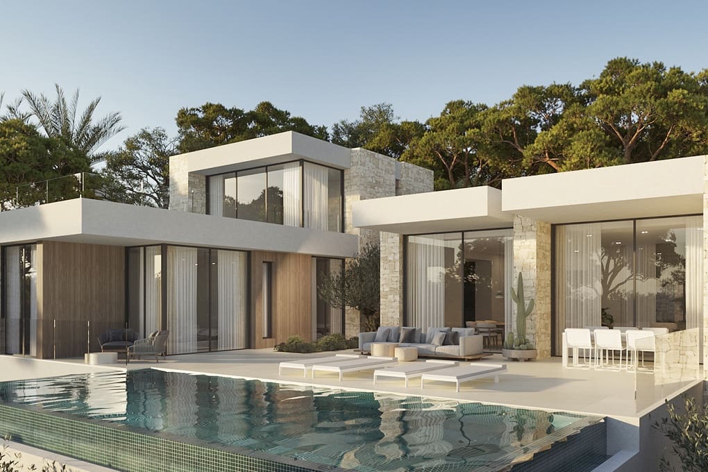 3 soveværelse Villa til salg i Benissa med swimmingpool garage - € 1.890.000 (Ref: 9438133)