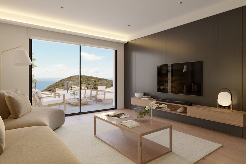 2 slaapkamer Penthouse te koop in Cumbre del Sol met zwembad garage - € 503.000 (Ref: 9481590)