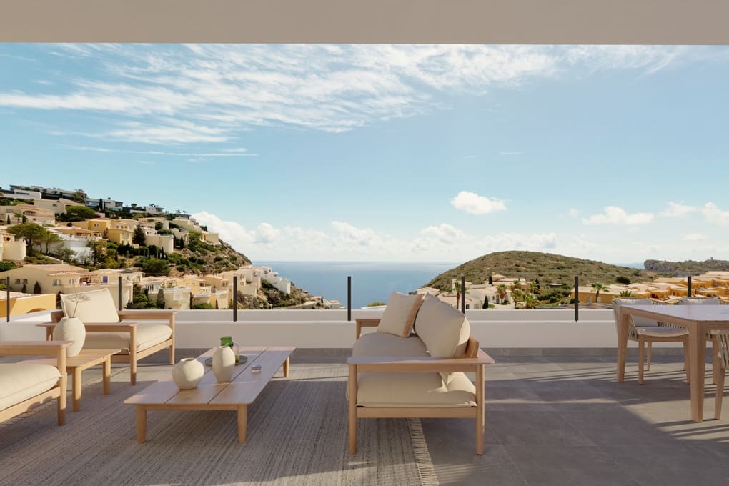 2 slaapkamer Penthouse te koop in Cumbre del Sol met zwembad garage - € 503.000 (Ref: 9481590)