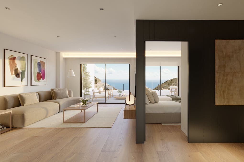 Ático de 2 habitaciones en Cumbre del Sol en venta con piscina garaje - 476.000 € (Ref: 9484989)