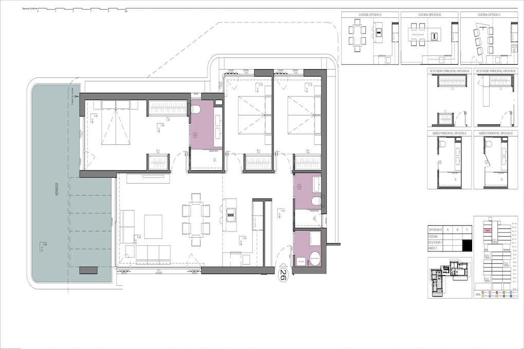 3 bedroom Apartment for sale in Calpe / Calp with pool garage - € 1,015,000 (Ref: 9487958)