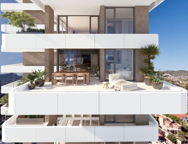 3 quarto Apartamento para venda em Calpe / Calp com piscina garagem - 1 015 000 € (Ref: 9487958)