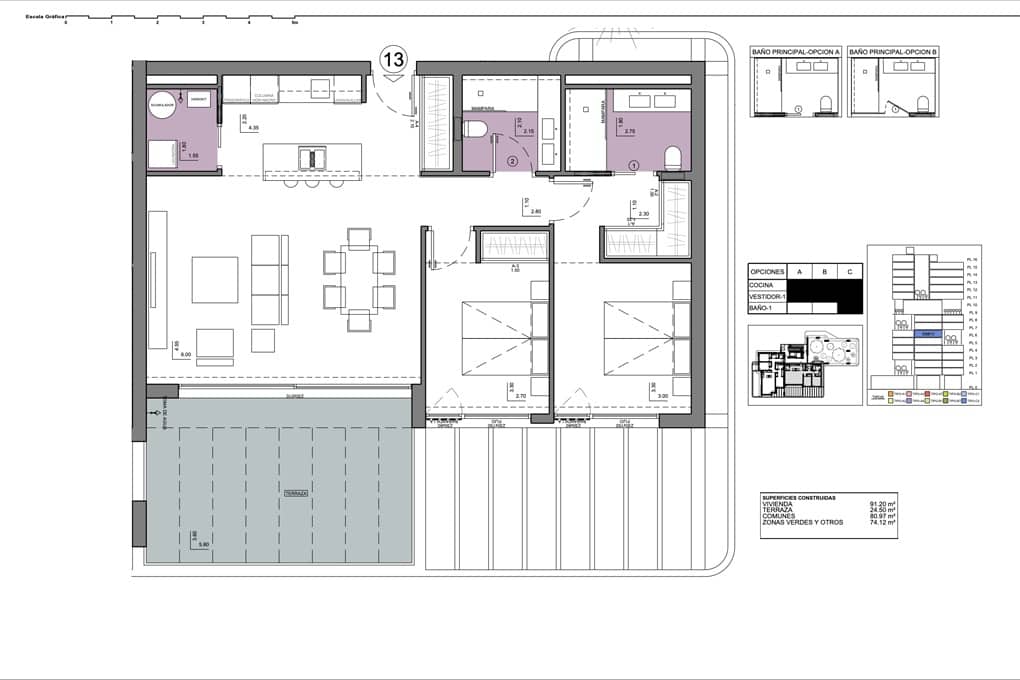 2 bedroom Apartment for sale in Calpe / Calp with pool garage - € 710,035 (Ref: 9829935)