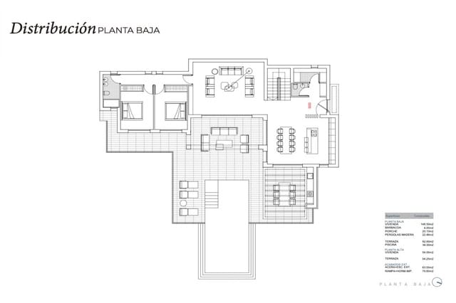 3 soverom Villa til salgs i Benissa med svømmebasseng garasje - € 1 750 000 (Ref: 9854301)