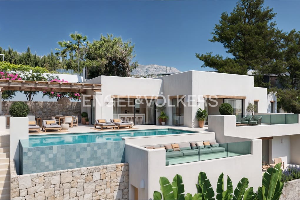 4 makuuhuone Huvila myytävänä paikassa Moraira mukana uima-altaan 
autotalli - 2 790 000 € (Ref: 9926334)