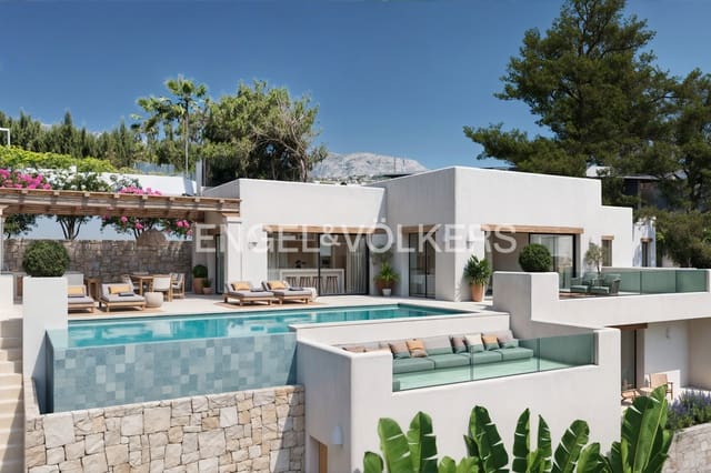 4 soverom Villa til salgs i Moraira, Teulada-Moraira med svømmebasseng garasje - € 2 790 000 (Ref: 9926334)