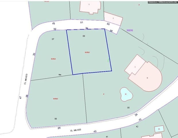 Building Plot for sale in Peñíscola - € 210,000 (Ref: 8646387)
