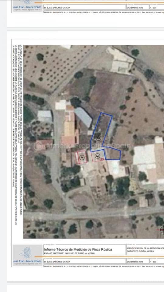 4 slaapkamer Finca/Landhuis te koop in Velez-Rubio - € 50.000 (Ref: 5522303)