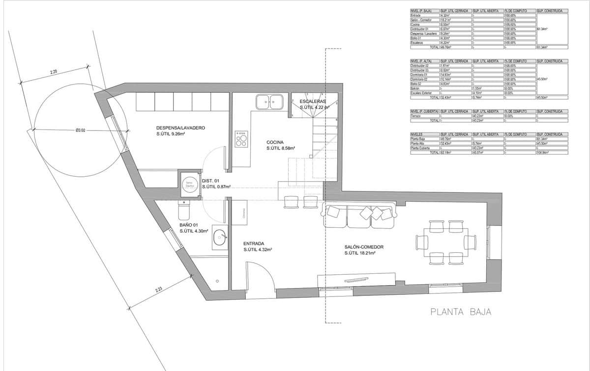 2 Zimmer Doppelhaus zu verkaufen in Torrox - 105.000 € (Ref: 10093952)