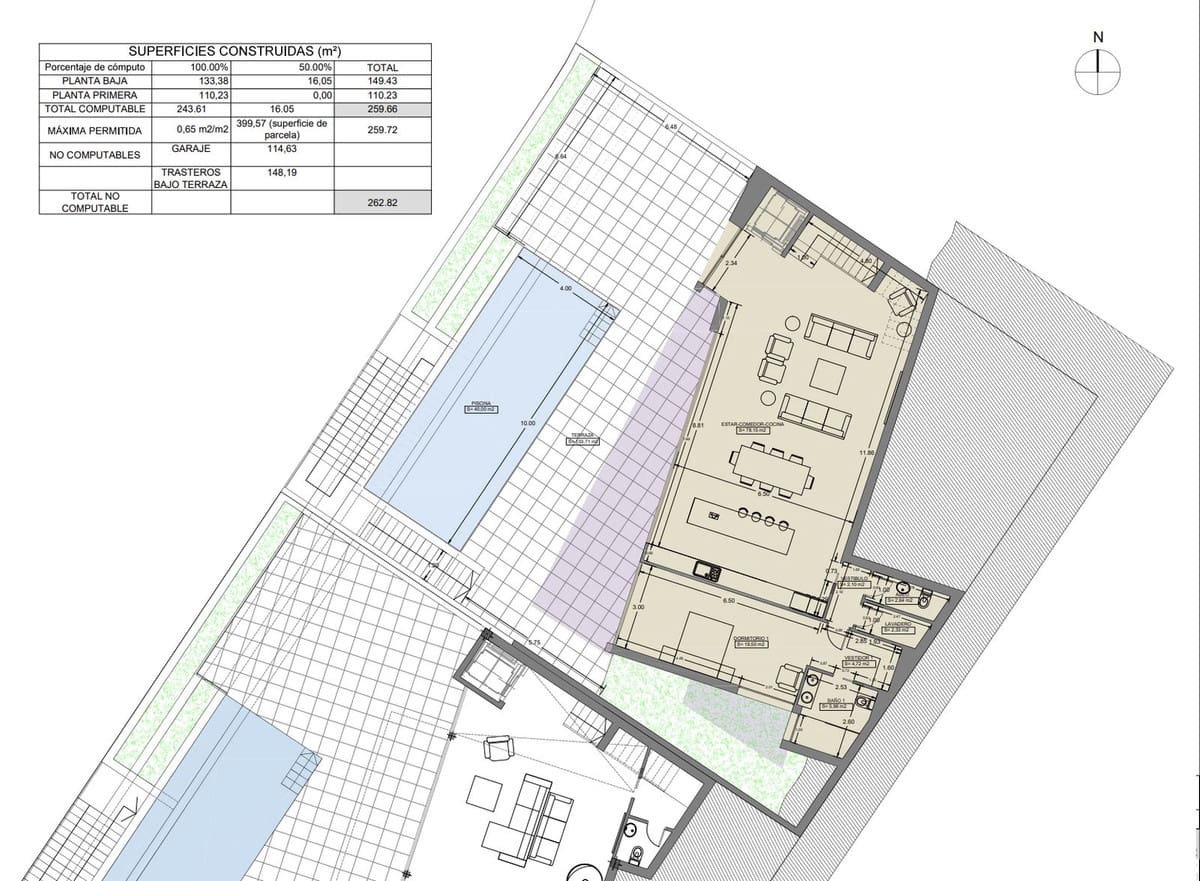 4 sypialnia Willa na sprzedaż w La Herradura z basenem garażem - 1 695 000 € (Ref: 9635195)