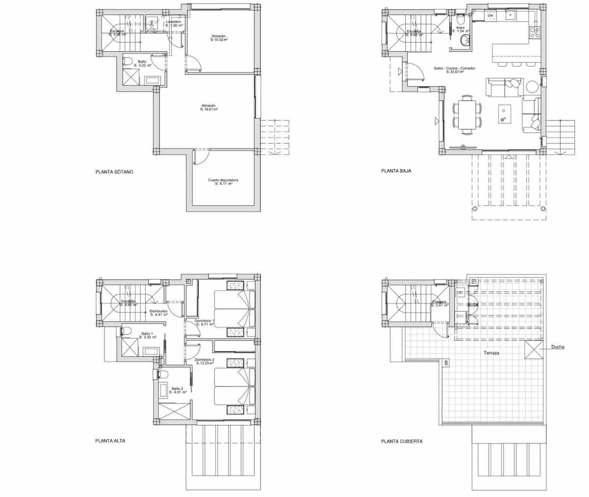 3 bedroom Townhouse for sale in Nerja with pool garage - € 665,000 (Ref: 9821687)