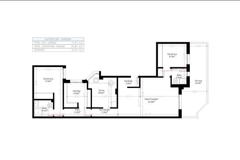 3 soveværelse Penthouse til salg i Torrevieja - € 260.000 (Ref: 9541607)
