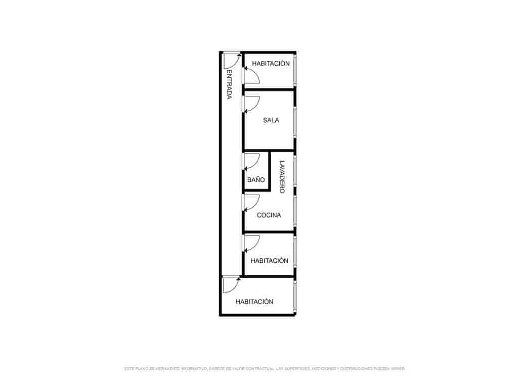 3 camera da letto Appartamento in vendita in Gandia - 99.000 € (Rif: 9616746)