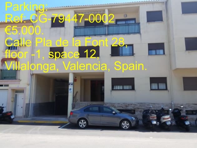 Garage for sale in Villalonga - € 5,000 (Ref: 9630603)