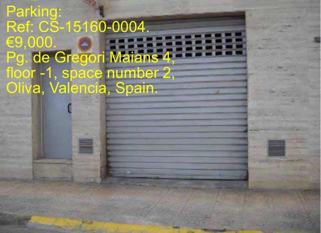 Garage à vendre à Oliva - 5 000 € (Ref: 9630605)