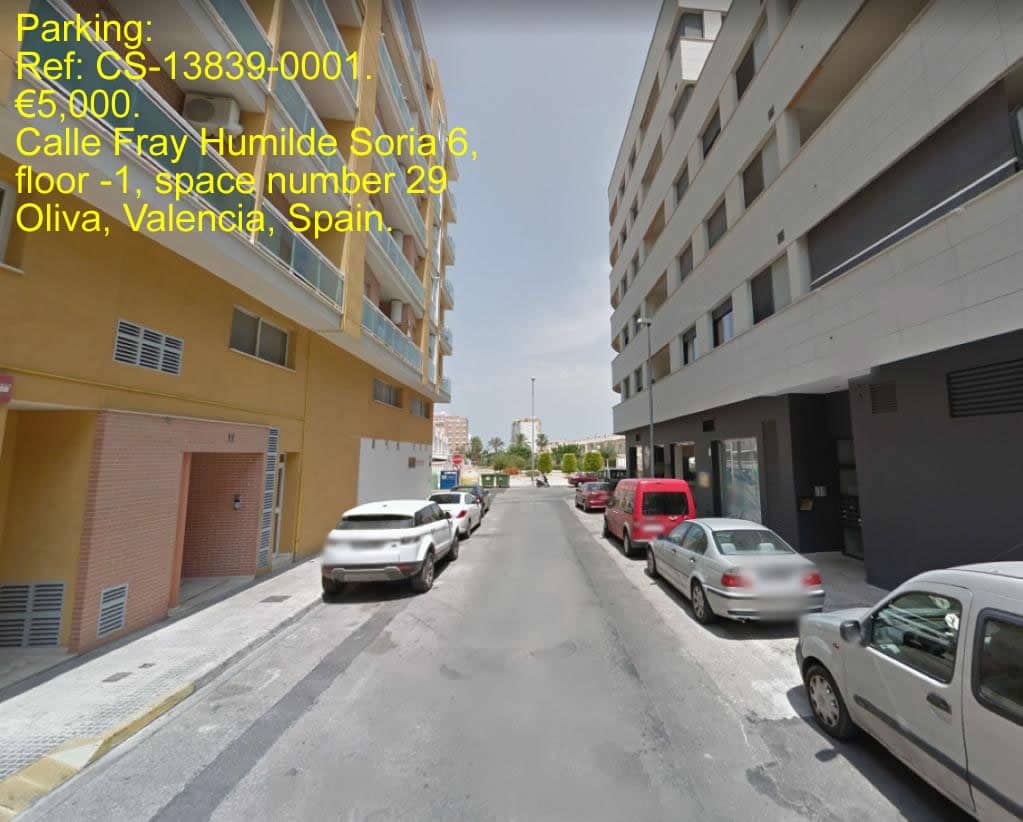 Garage à vendre à Oliva - 5 000 € (Ref: 9630605)