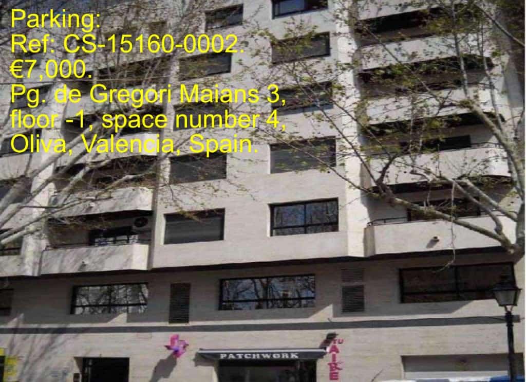 Garage à vendre à Oliva - 5 000 € (Ref: 9630605)